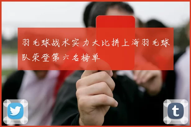 羽毛球战术实力大比拼上海羽毛球队荣登第六名榜单
