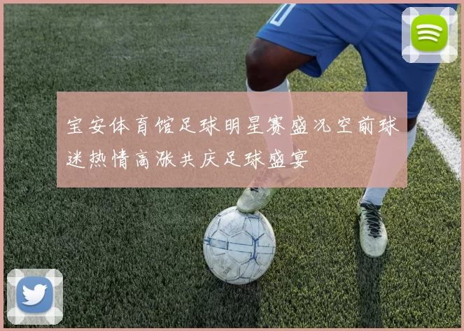 宝安体育馆足球明星赛盛况空前球迷热情高涨共庆足球盛宴